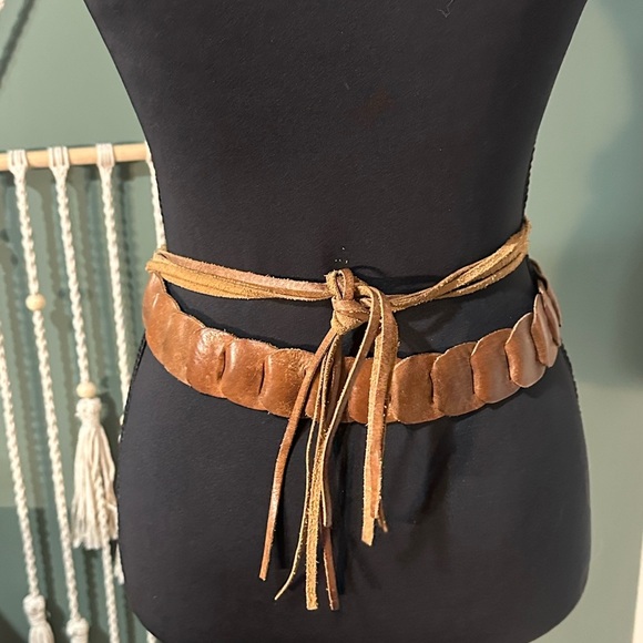 Brown Western Braided Belt size XL - Picture 3 of 6